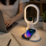 Lámpara LED con Cargador Inalámbrico 4 en 1 — lifestyle