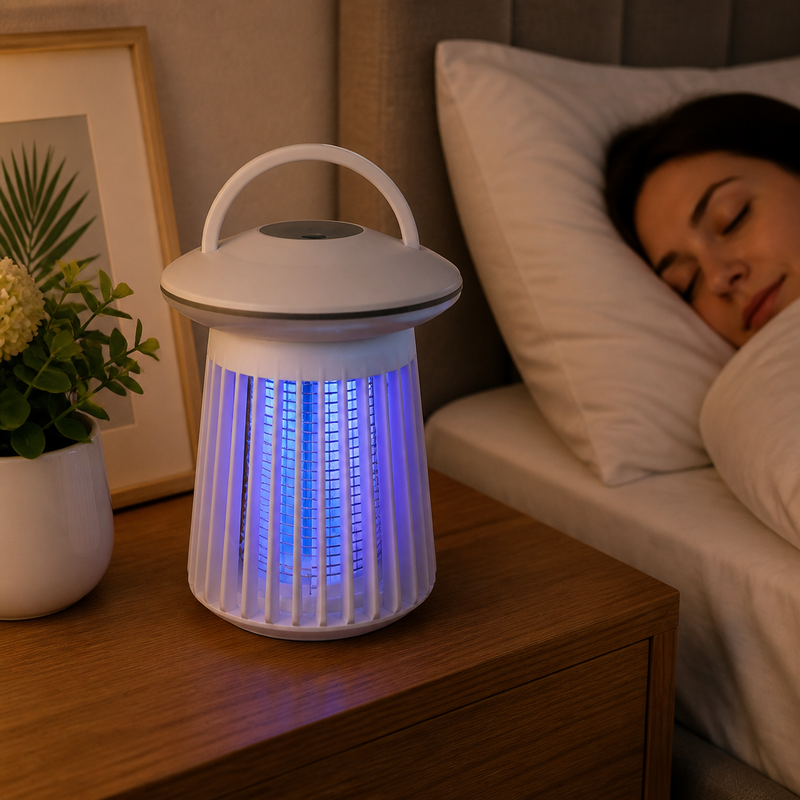 Lámpara Antimosquitos Recargable 12 LED — lifestyle