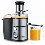 Extractor de jugo eléctrico — fondo blanco