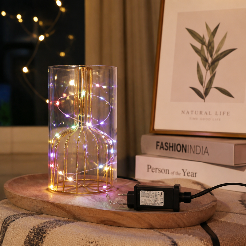 Luces Navideñas 100L 12M Multicolor Alambre — lifestyle