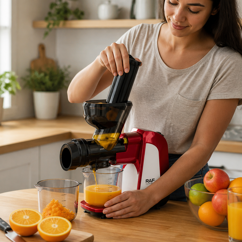 Juguera Omnix Extractor de Jugos — lifestyle