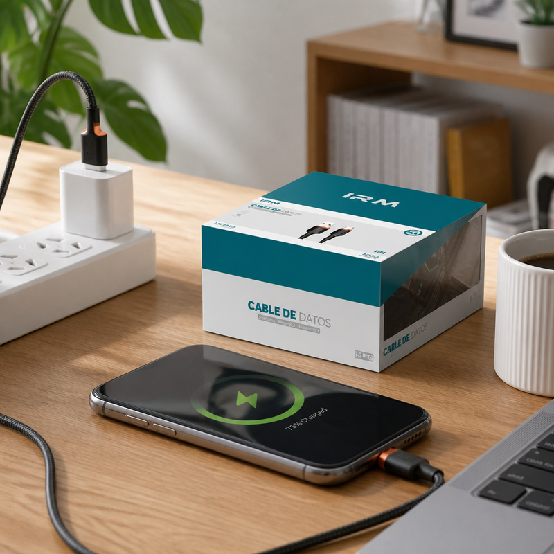 Cable de Datos M8 V8 - Carga Rápida — lifestyle