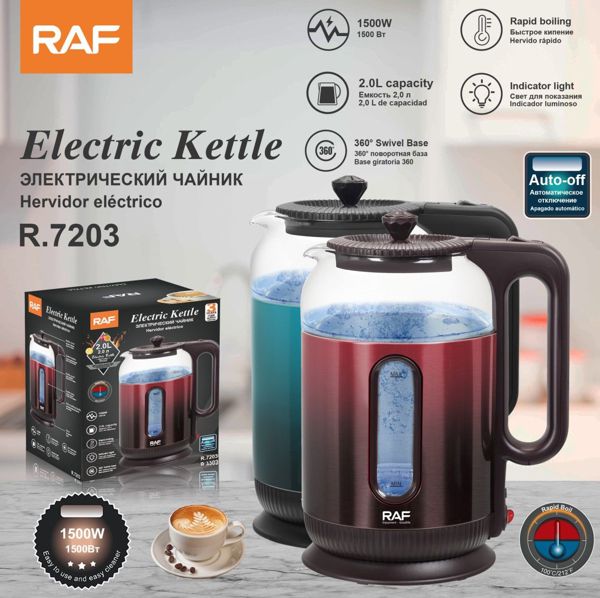 Hervidor Eléctrico 2.0L Calentamiento Rápido