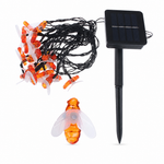 Luz solar abeja 5m multicolor — fondo blanco