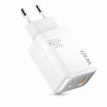 Cargador USB-C Dual 35W — fondo blanco
