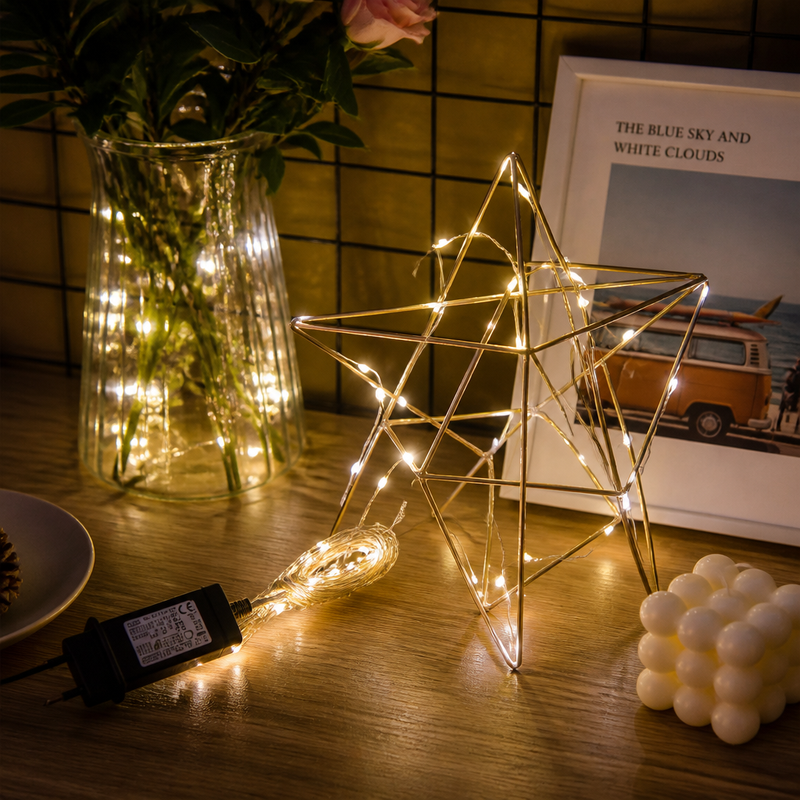 Luces Navideñas LED 100L Blanco Frío 12M — lifestyle