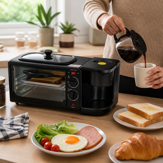 Máquina de Desayuno 3 en 1 Omnix — lifestyle