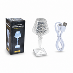 Lámpara LED Diamante 3 Colores Omnix — fondo blanco