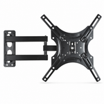 Soporte TV de pared ajustable — fondo blanco
