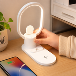 Lámpara LED cargador inalámbrico 4 en 1 — lifestyle