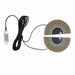 Luz decorativa auto LED RGB — fondo blanco