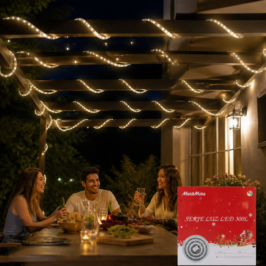 Luces Navideñas 300L Multicolores LED — lifestyle