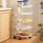 Canasta almacenaje plegable 5 niveles — lifestyle