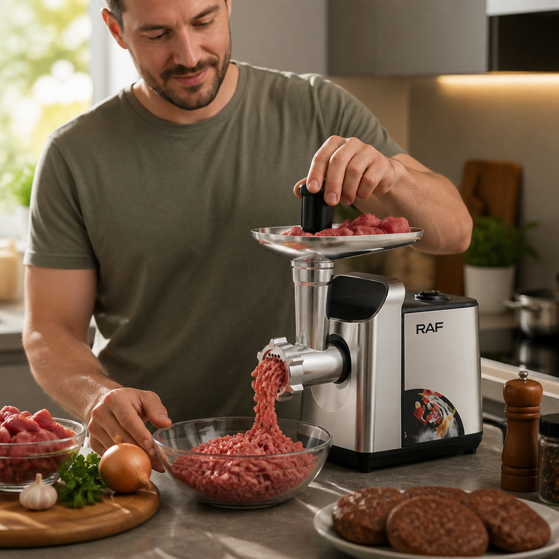 Moedor de Carne Omnix R.3396 — lifestyle