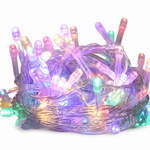 Luces navideñas LED 100L multicolor música — fondo blanco