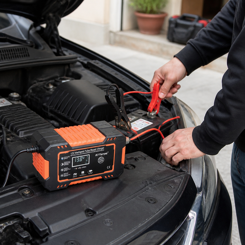 Cargador de Batería 12V Omnix — lifestyle