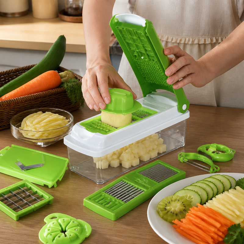Cortador de Verduras Eléctrico Omnix — lifestyle