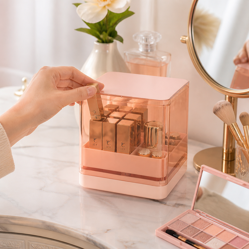 Organizador de Maquillaje Elevable Omnix — lifestyle