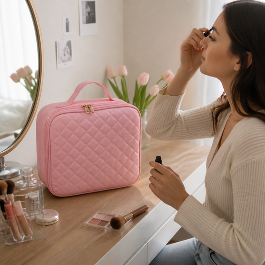 Neceser Cosmético 3 en 1 con Espejo — lifestyle