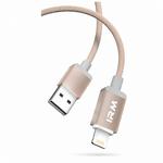 Cable USB a Lightning para transferencia — fondo blanco