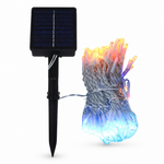 Luces navideñas solares 33m 300 LEDs — fondo blanco