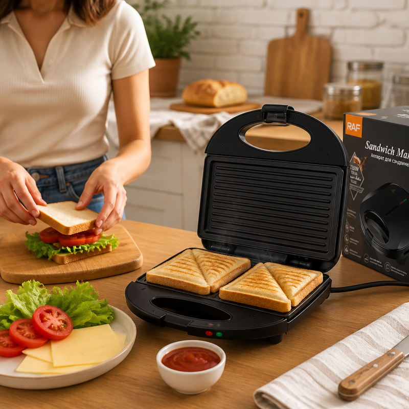 Máquina de Sándwich Omnix — lifestyle