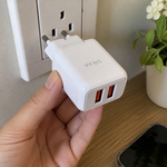 Cargador dual USB 2A — lifestyle