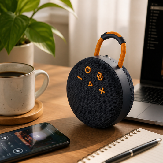Parlante Bluetooth Portátil Omnix — lifestyle