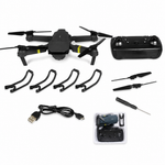 Dron Profesional HD con Control Remoto Inteligente — fondo blanco