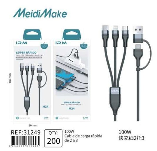 Omnix M342 Cable Multifunción Pro 3 en 1