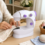 Máquina de Coser Portátil Compacta Blanca — lifestyle
