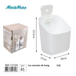 Organizador de Baño Colgante 4 Cestas Blanco