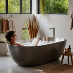 Repisa Baño Acero Inoxidable Omnix — lifestyle