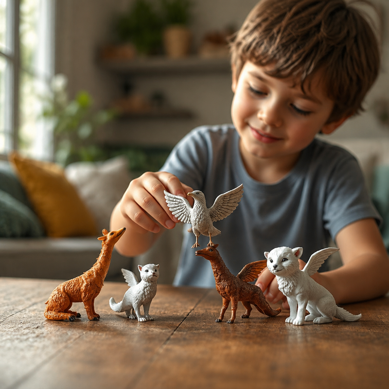 Set 12 Figuras Animales Ángeles Tiernos — lifestyle