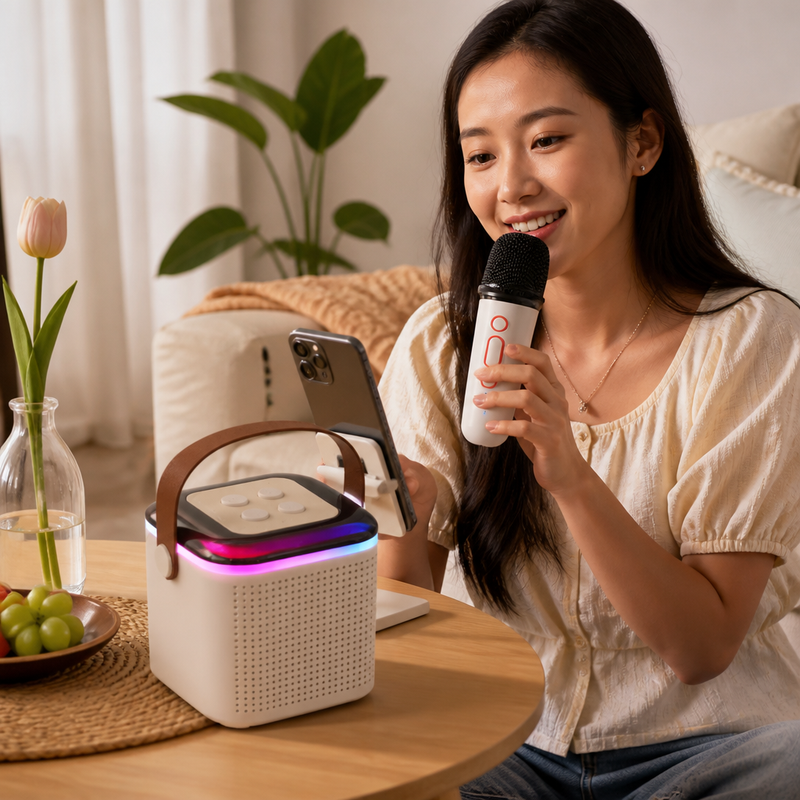 Parlante Omnix Y1 Bluetooth Portátil — lifestyle