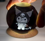 Bola de Cristal 66cm Luz Cálida Kuromi — lifestyle