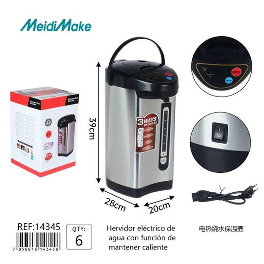 Hervidor Eléctrico Omnix 3.8L Con Termostato