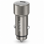 Cargador de auto dual USB — fondo blanco