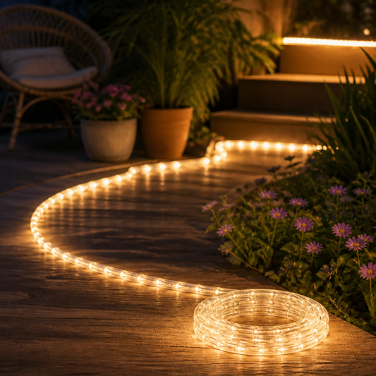 Luces Navideñas LED Neón IP44 Blanco Cálido 10M — lifestyle