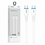 Cable de datos USB-C a USB-C — fondo blanco