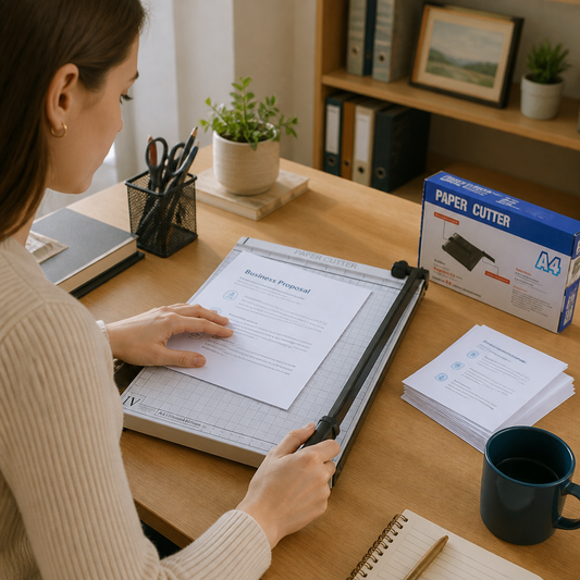 Cortador de Papel A4 Omnix — lifestyle