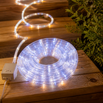 Luces LED neón IP44 blanco azul 10m — lifestyle