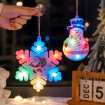 Luz Navideña Ventosa Copo Nieve Cálida/Multicolor — lifestyle