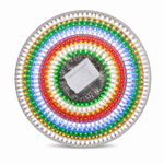 Luces navideñas 300L multicolores LED — fondo blanco