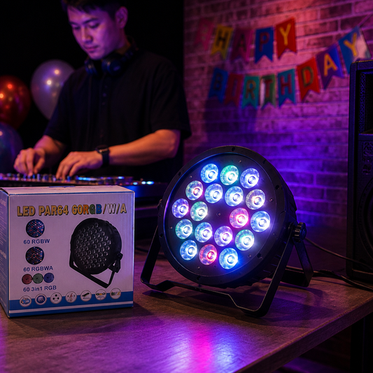 Luz LED RGB 18 Cabezales Para Escenario — lifestyle