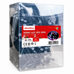 Luces LED Navideñas Multicolor 200L 10M — fondo blanco