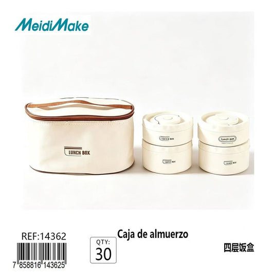 Omnix Lonchera De 4 Compartimentos