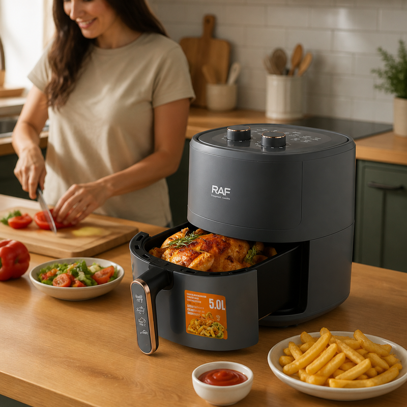 Freidora de Aire Air Fryer Omnix — lifestyle