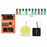 Guirnalda Solar 10 Luces LED Omnix — fondo blanco
