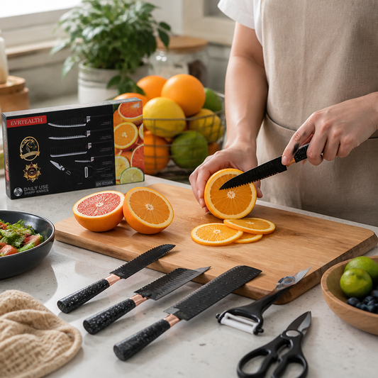 Set de Cuchillos Omnix Rosa 012 — lifestyle